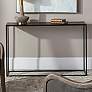 Thumbnail2 of Uttermost Coreene 46 1/2" Wide Aged Black Iron Console Table