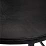 Uttermost Coreene 48" Wide Oval Aged Black Iron Coffee Table