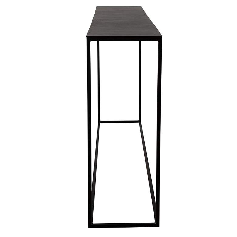 Image 4 Uttermost Coreene 64" Wide Bronze and Black Console Table more views