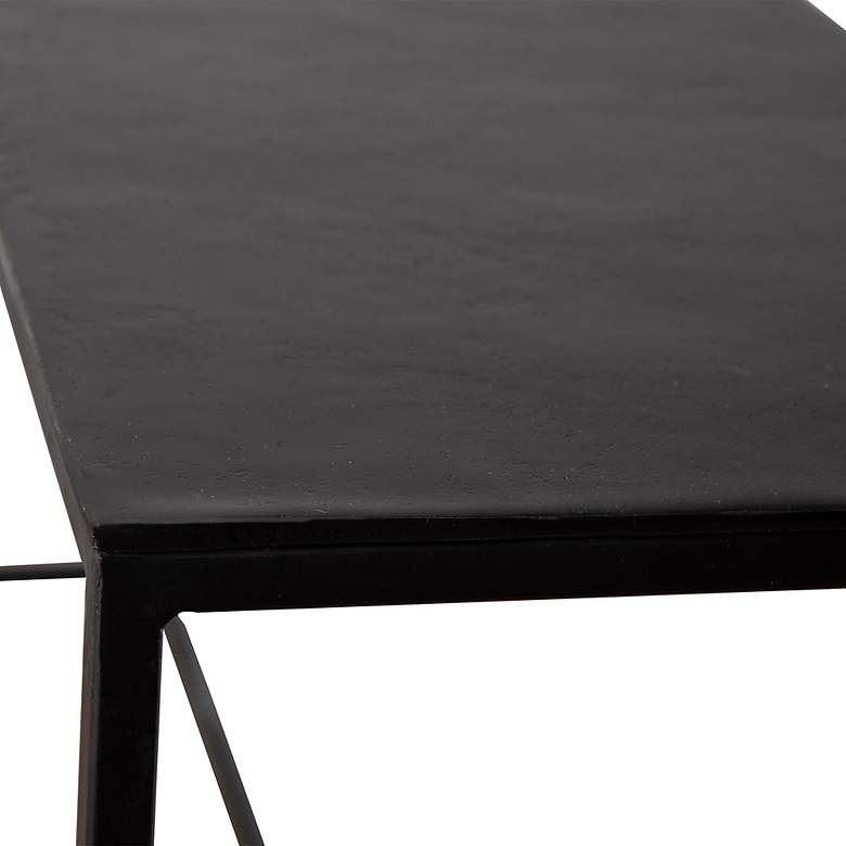 Image 5 Uttermost Coreene 64" Wide Bronze and Black Console Table more views