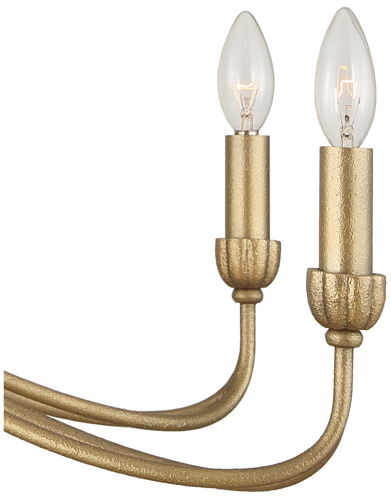 Image 7 Uttermost Corella 40" Wide Gold 8-Light Chandelier more views