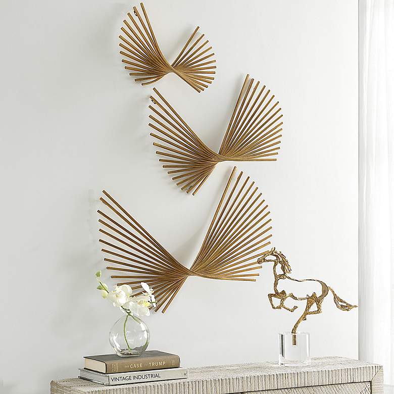 Image 1 Uttermost Coreograph Metal Wall Decor Set of 3