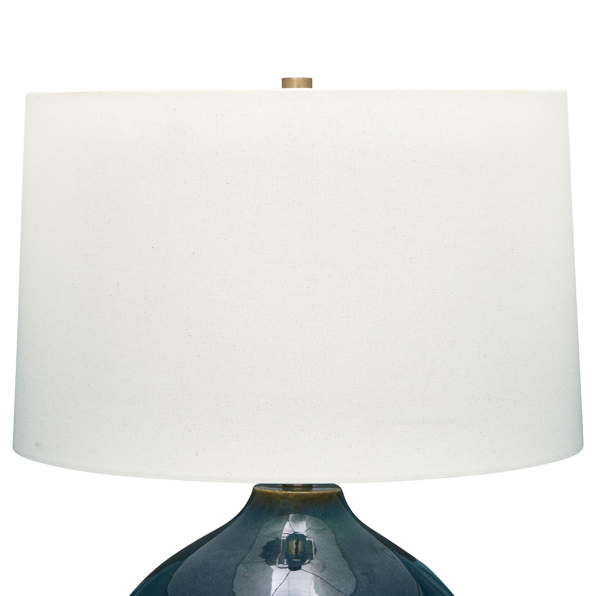 Image 5 Uttermost Corrine 24 1/2" High Mottle Blue Ceramic Table Lamp more views