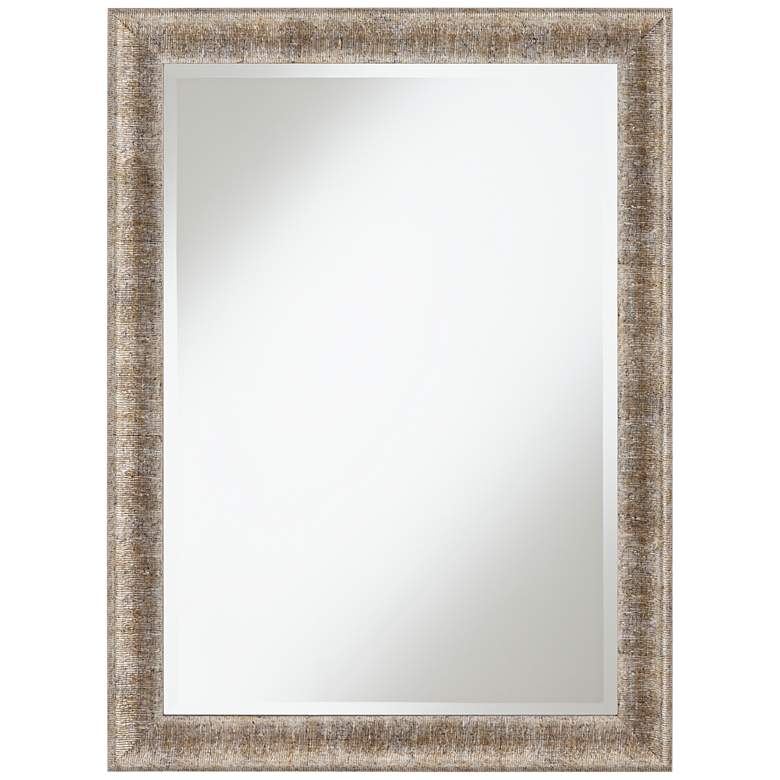 Image 1 Uttermost Cortlane Silver Line 30 inch x 40 inch Wall Mirror