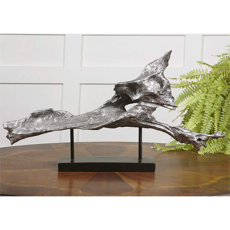 Image 2 Uttermost Cosma 27 inch Wide Antiqued Metal Sculpture more views