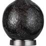 Uttermost Cosmos 35" Ebony and Charcoal Bubble Glass Buffet Lamp
