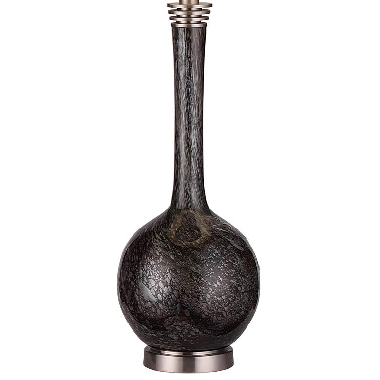 Image 6 Uttermost Cosmos 35 inch Ebony and Charcoal Bubble Glass Buffet Lamp more views
