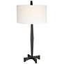 2_Uttermost Counteract 34 3/4" Modern Aged Black Metal Table Lamp