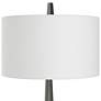 6_Uttermost Counteract 34 3/4" Modern Aged Black Metal Table Lamp more views