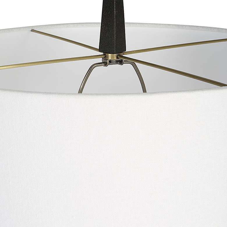 Image 7 Uttermost Counteract 67 1/2" Aged Black Metal Modern Floor Lamp more views