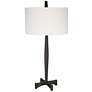 Uttermost Counteract Aged Black Metal Table Lamp