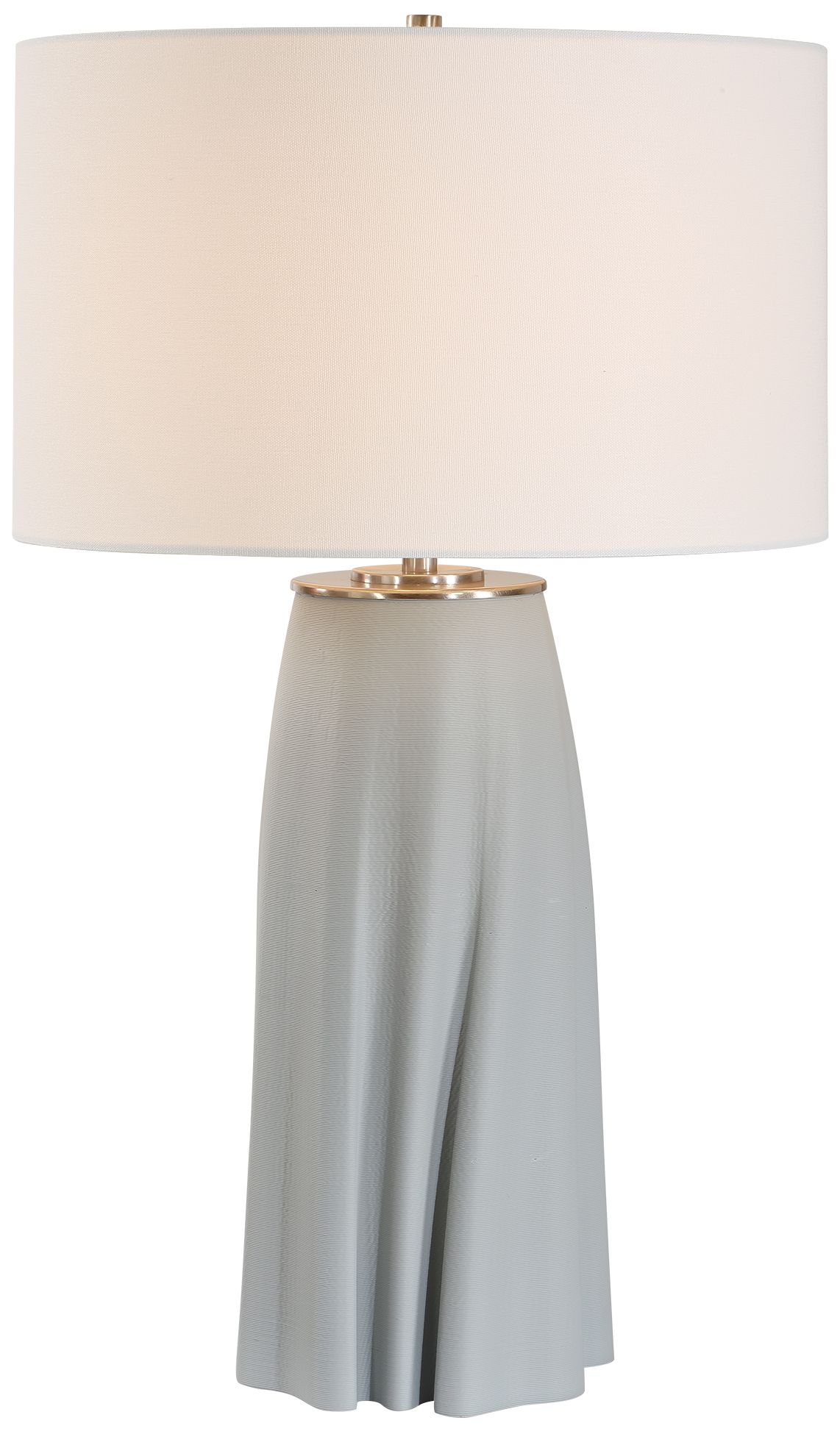 Image 2 Uttermost Cover Up 28 3/4" Light Blue Ceramic Table Lamp