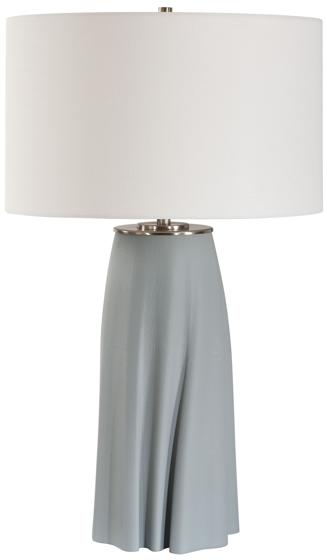 Image 4 Uttermost Cover Up 28 3/4" Light Blue Ceramic Table Lamp more views