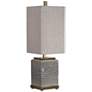 Uttermost Covey 31 3/4" Modern Warm Gray Glaze Ceramic Table Lamp