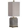 2_Uttermost Covey 31 3/4" Modern Warm Gray Glaze Ceramic Table Lamp