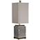 Uttermost Covey 31 3/4" Modern Warm Gray Glaze Ceramic Table Lamp