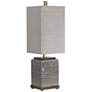 3_Uttermost Covey 31 3/4" Modern Warm Gray Glaze Ceramic Table Lamp more views