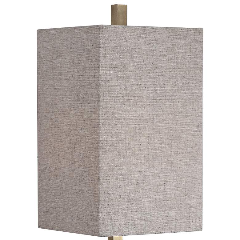 Image 5 Uttermost Covey 31 3/4" Modern Warm Gray Glaze Ceramic Table Lamp more views