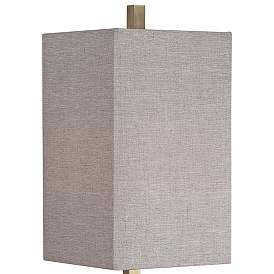 Image5 of Uttermost Covey Warm Gray Glaze Ceramic Buffet Table Lamp more views