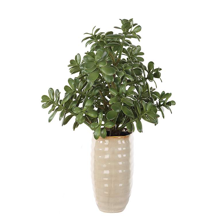 Image 4 Uttermost Crassula Jade 24" High Faux Plant in Pot more views