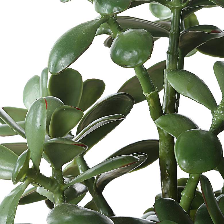 Image 6 Uttermost Crassula Jade 24" High Faux Plant in Pot more views