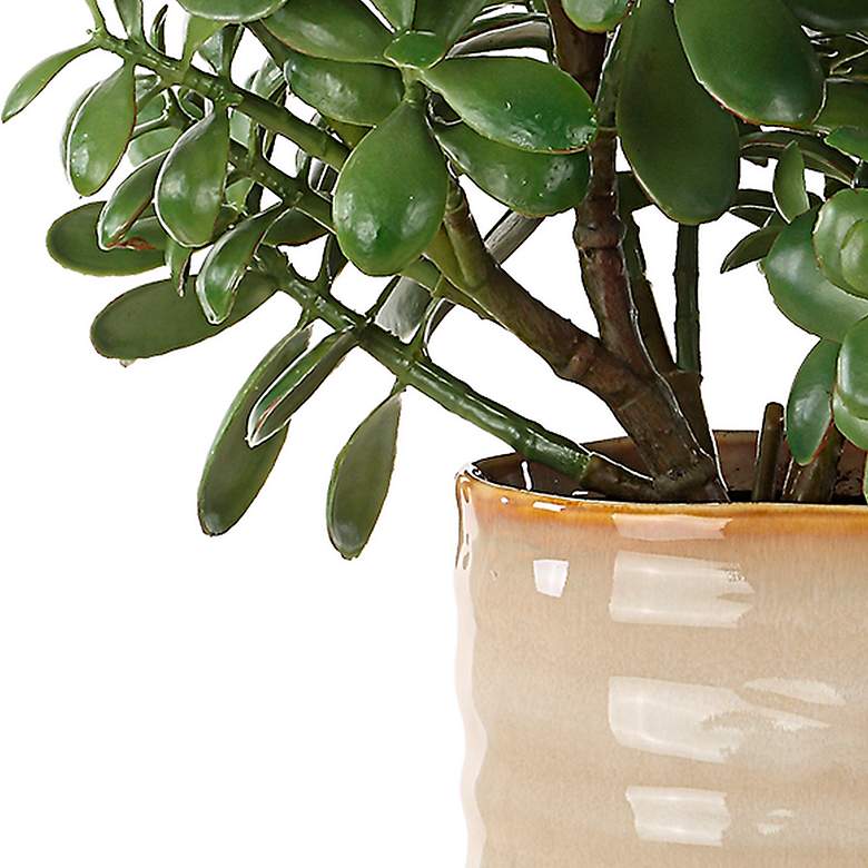 Image 7 Uttermost Crassula Jade 24" High Faux Plant in Pot more views