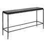 4_Uttermost Crescendo 60" L x 32" H Silver and Black Console Table more views