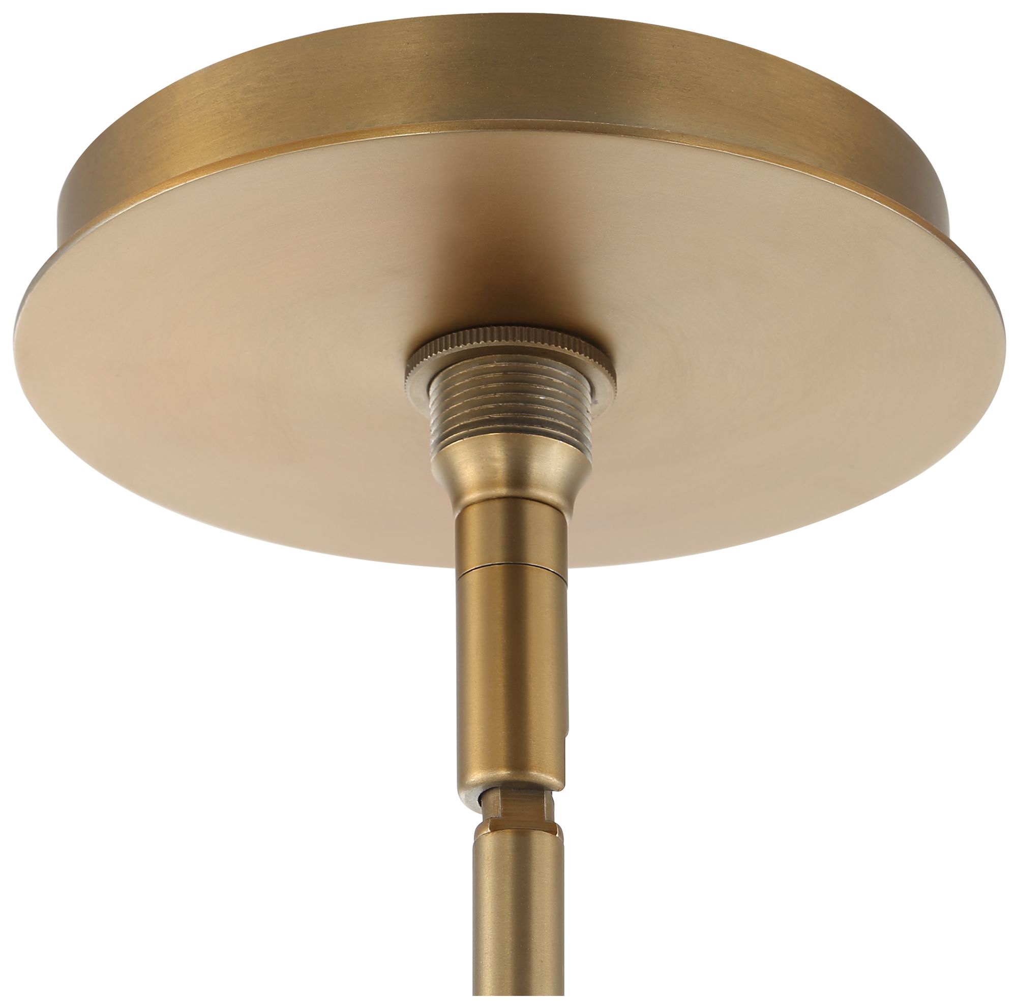 Uttermost Cresson 30" Wide Brass and White 4-Light Pendant