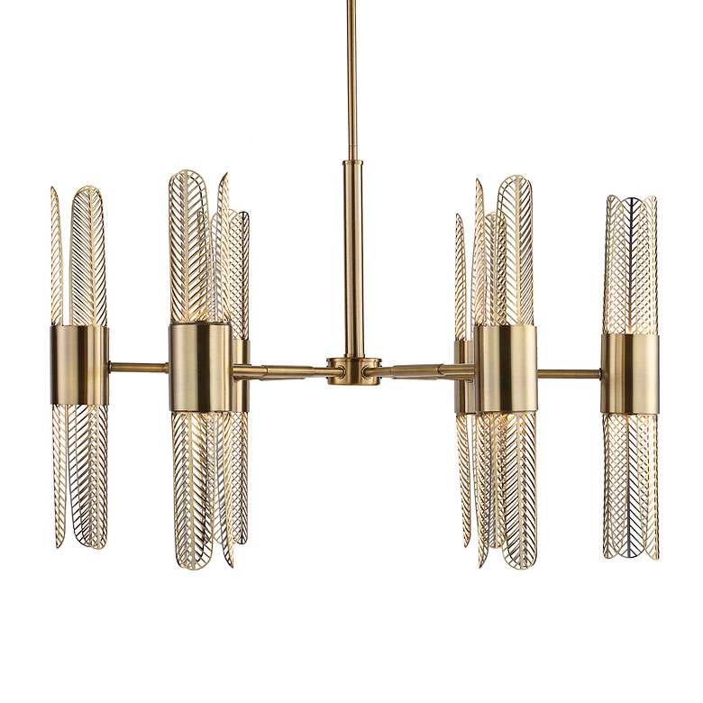 Image 2 Uttermost Cret 31" Wide 12-Light Chandelier
