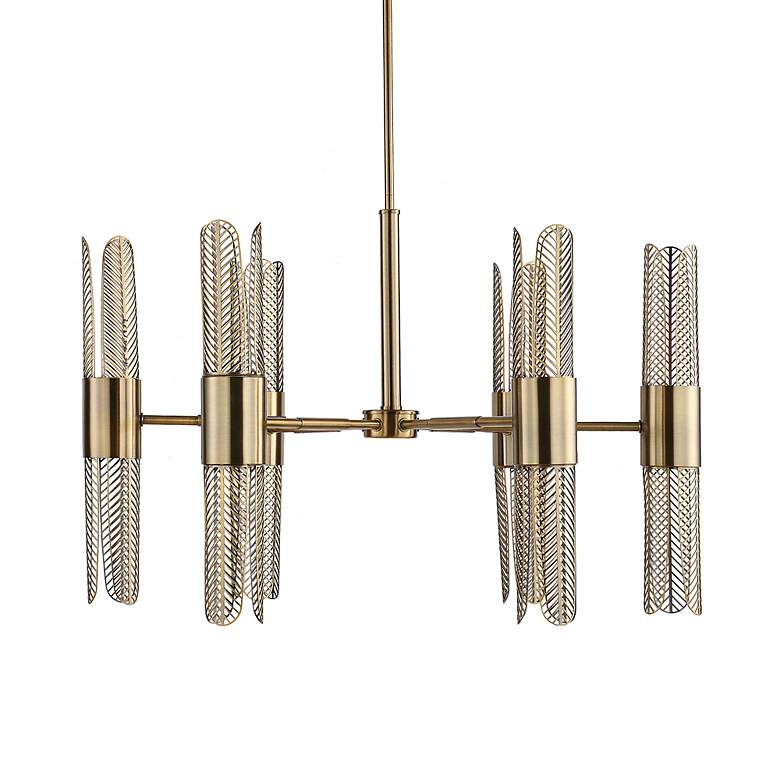 Image 3 Uttermost Cret 31" Wide 12-Light Chandelier more views