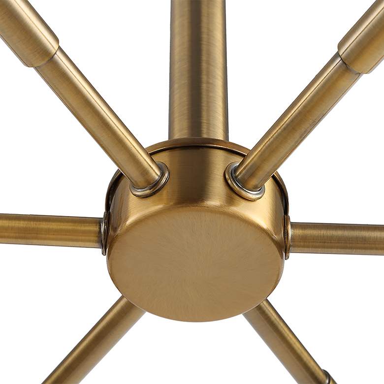 Image 6 Uttermost Cret 31" Wide 12-Light Chandelier more views