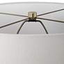 7_Uttermost Crimp 26 1/2" Distressed Ivory Glaze Ceramic Table Lamp more views