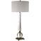 Uttermost Crista Tapered Cut Crystal Column Table Lamp