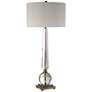 Uttermost Crista Tapered Cut Crystal Column Table Lamp