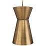 3_Uttermost Crocker 14 1/2" Wide 1 Lt Antique Brass Metal Pendant more views