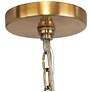 7_Uttermost Crocker 14 1/2" Wide 1 Lt Antique Brass Metal Pendant more views
