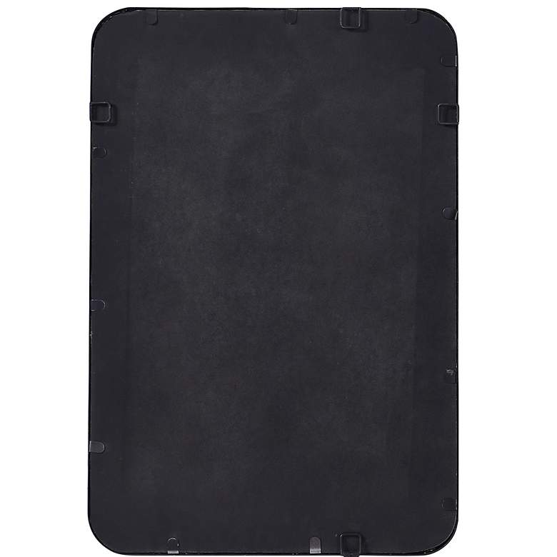 Image 7 Uttermost Croften Black 20 1/4" x 30 1/4" Vanity Wall Mirror more views