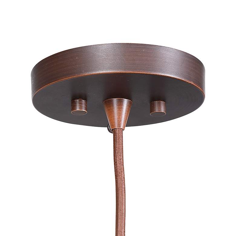 Image 6 Uttermost Cross 24" Wide Natural Sea Grass Pendant Light more views