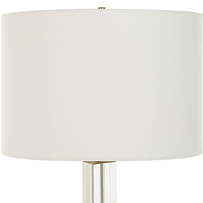 Image 5 Uttermost Crystal Column 28 inch High Table Lamp more views