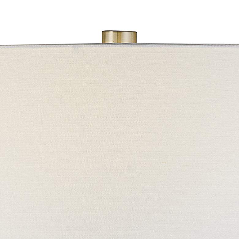 Image 3 Uttermost Cullen 35" Blue-Gray Ceramic Table Lamp more views