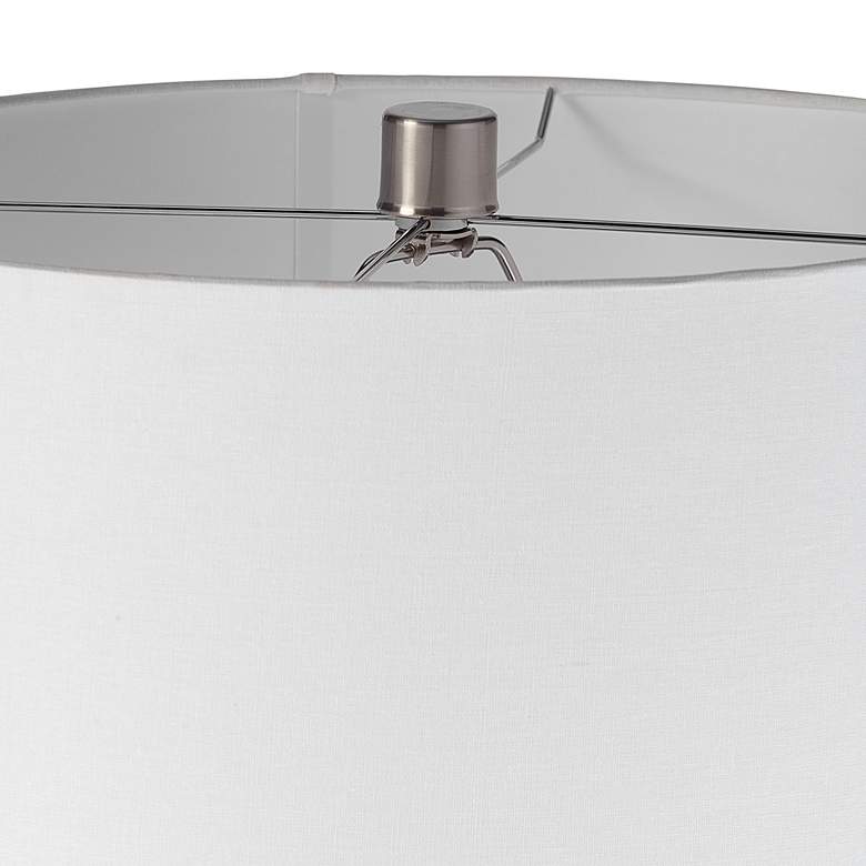 Image 5 Uttermost Cullen 35" Blue-Gray Ceramic Table Lamp more views