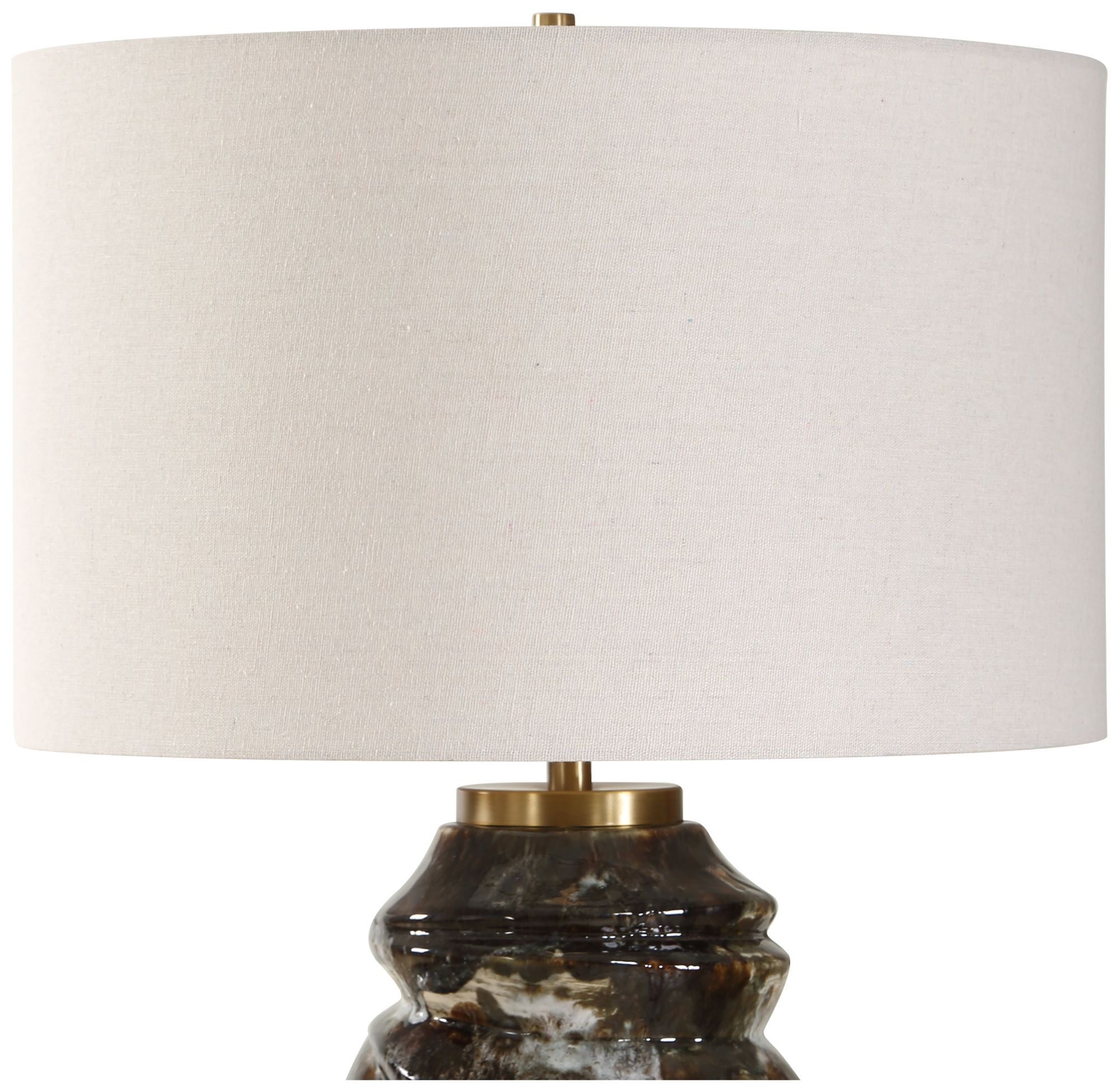 Uttermost Cuoco 31 3/4" Cocoa Ceramic Table Lamp