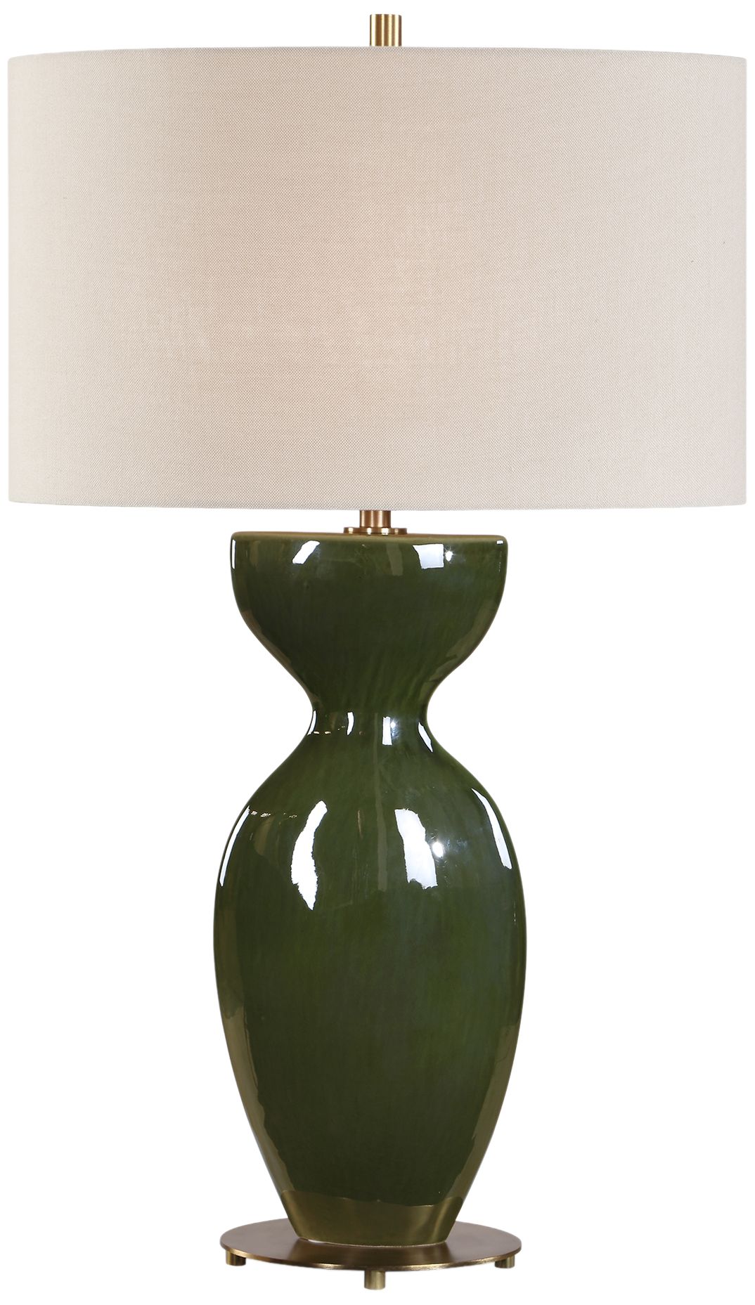 Uttermost Curhan 29" Green Ceramic Table Lamp