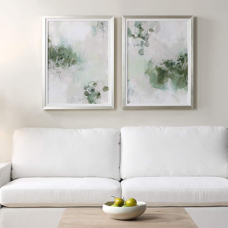 Image 1 Uttermost Custom Lilypond 35 1/2" Dream 2-Piece Framed Prints