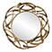 Uttermost Cutting Edge Golden Bronze 55" Round Wall Mirror