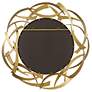 6_Uttermost Cutting Edge Golden Bronze 55" Round Wall Mirror more views