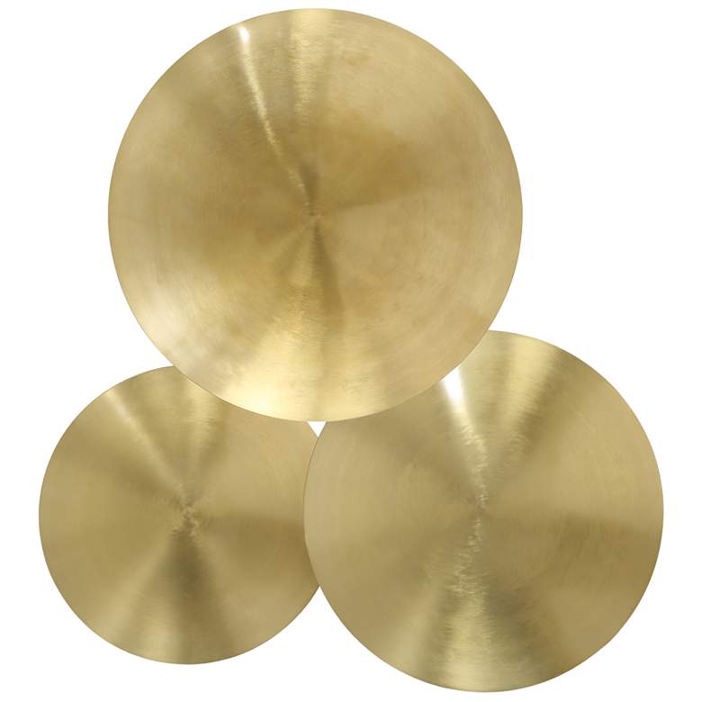 Image 1 Uttermost Cymbalic 3-Piece Metal Wall Decor