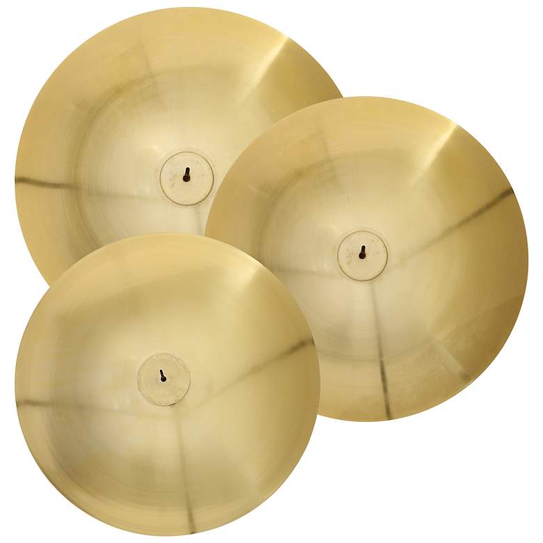 Image 6 Uttermost Cymbalic 3-Piece Metal Wall Decor more views