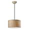 Uttermost Dafina 22" Wide 3-Light Burlap Drum Pendant Light