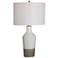Uttermost Dakota 26 1/2" White Crackle Glaze Ceramic Table Lamp